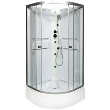 Душевая кабина Deto L 510 N 100х100 с гидромассажем и LED подсветкой